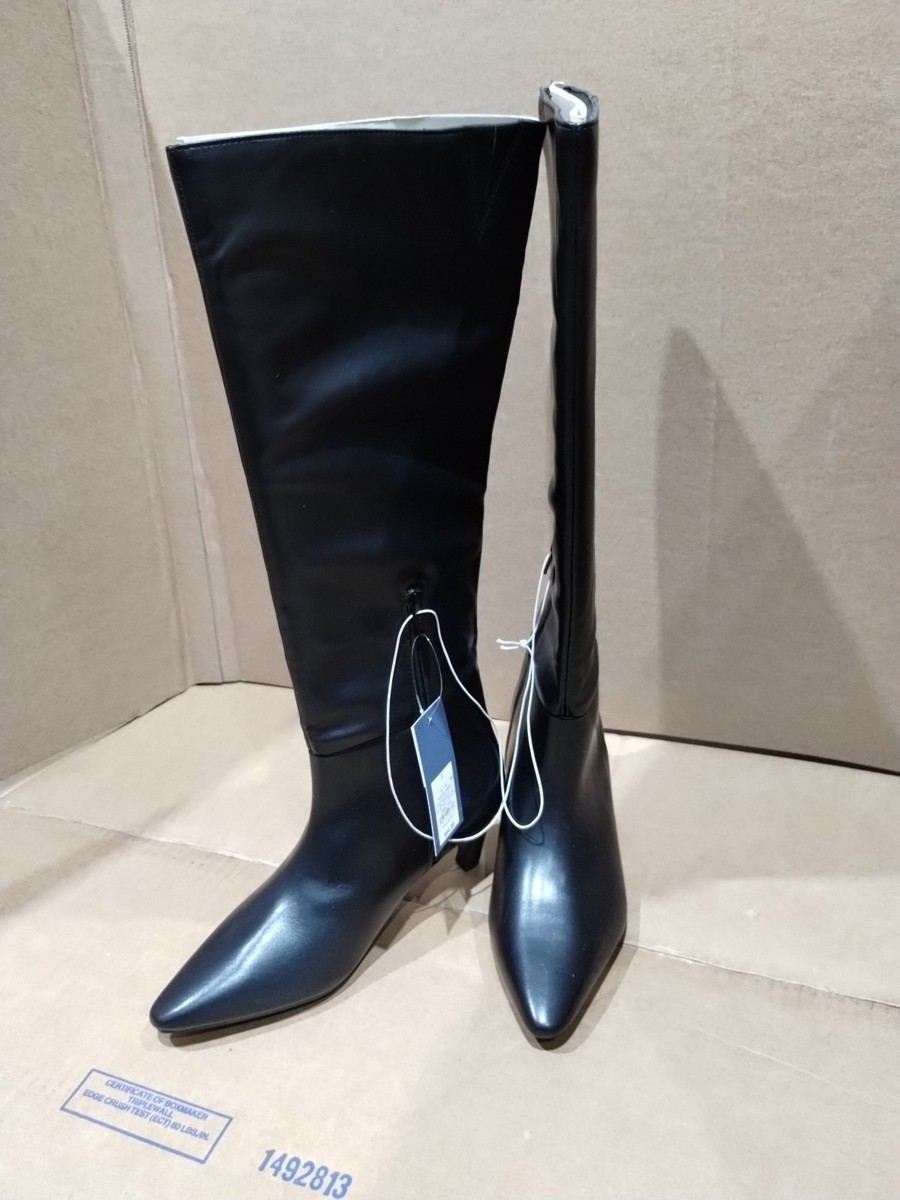 【関税込み】NEUTE ブラック Kendra ブーツ New Universal Thread Black Kendra Kitten Heeled Tall Boots