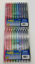 Lot of 2 Pilot Frixion Clicker Erasable Gel Ink Roller Pens 0.7mm Refillable