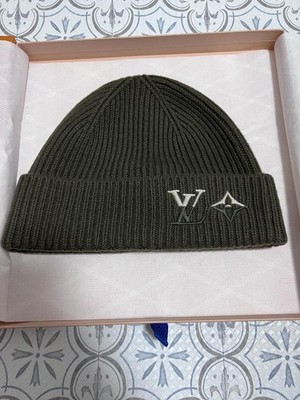 Louis Vuitton Olive Beanie・LV Dual
