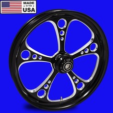 Harley Street Glide 18" Fat Front Wheel & Tire " 3 Shot " *100% Made in USA*