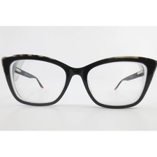 Chelsea Morgan CM 202217 Black Tortoise Cat Eye Eyeglasses Frames 53-17-135