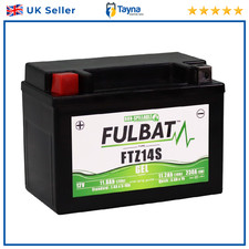 FTZ14S GEL Fulbat Motorcycle Battery