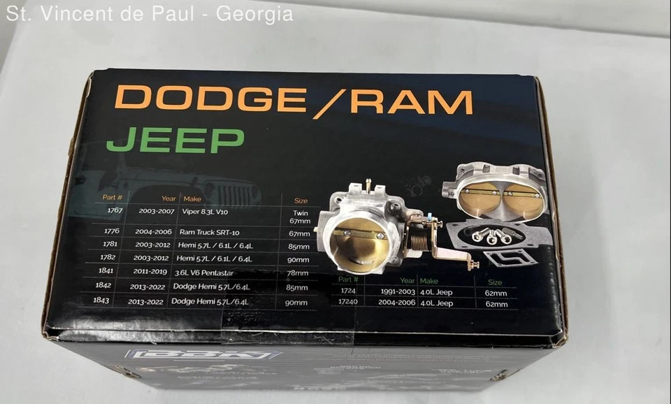 Corpo do acelerador BBK Power Plus Series 65mm para 15-19 Ford Mustang Eco Boost novo - Imagem 4 de 4