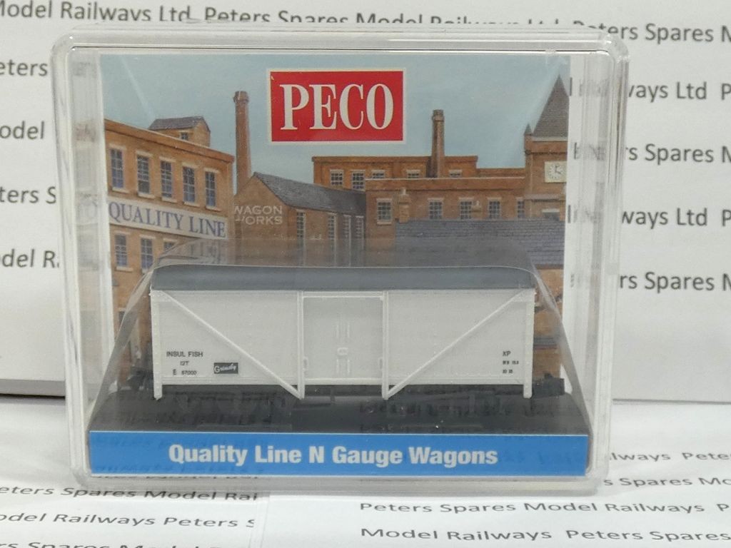 Peco Quality Line Wagon NR-6B Fish Van BR White No. 87000 N Gauge
