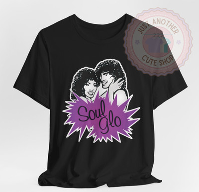 SOUL GLO T-Shirt   Coming to America Tee   80s Jheri Curl Icon! Black Cinema!