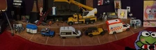 Bruder Toy Lot - Crane, Ambulance, Sprinter Van, and more