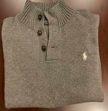 Polo Ralph Lauren Men  s Gray Sweater XL
