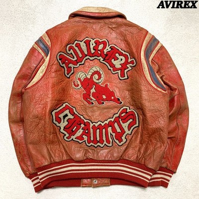 AVIREX Stadium Jumper Bomber Jacket Varsity Jacket Award Jacket