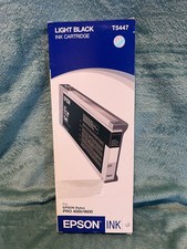 Epson Genuine 220ml Ink T5447 Light Black Stylus 4000/9600 Date: Expired