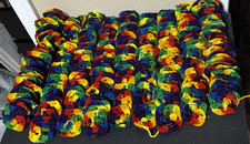 Nice Lot Of 120 Hand made Crocheted Granny Squares 2 Misc. Mixed Colors