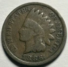 1886 Type 2 Indian Head Cent — Circulated 🔥 Exact Coin