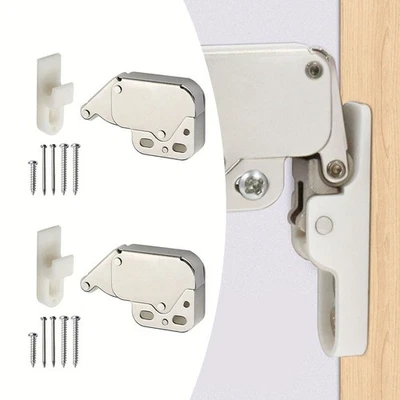 Parts Door Hardware Equipment Flexible Latch Lock Metal Push Brand New - Imagen 1 de 4