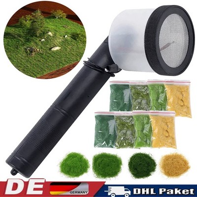 Beflockungsmaschine Gras Applikator Master DIY-Landschaftsmodellierung Tool DE