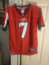 Vintage Reebok Atlanta Falcons Michael Vick  Jersey Youth Boys Sz L Red Stitched
