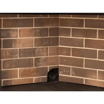 Firebrick Panel Set for 42 In. Zero Clearance Ventless Dual Fuel Fireplace Inser