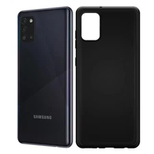 Waterproof Black Soft Slim Cover Case for Samsung Galaxy A31 SM-A315F Cell Phone