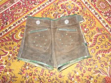 Vintage: Seppelhose / Lederhose aus den 70ern, dunkelbraun