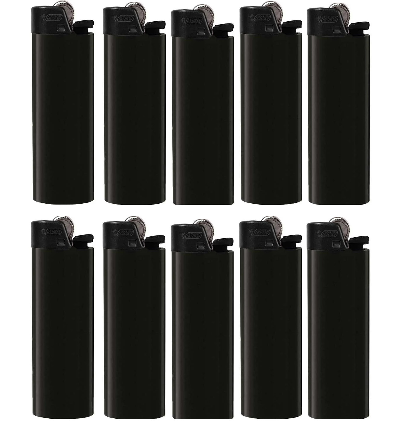 BiC All Black Out | 10 Pieces | LIMITED EDITION COLLECTABLE | Classic Lighter