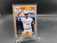 Hank Aaron 2022 Topps 1987 All-Stars Gold 87AS-49 /75 Braves HOF