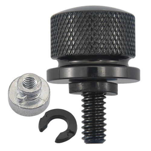 Para Harley Softail Sportster Guardabarros Trasero Asiento Perno Tuerca Perilla Montaje Tornillo Negro - Imagen 2 de 11