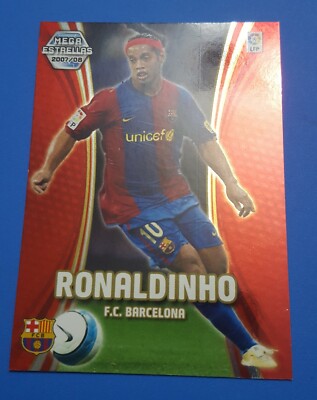 MEGA ESTRELLAS Nº 378 RONALDINHO  FOIL CARD-MEGACRACKS LIGA 2007-2008-MGK