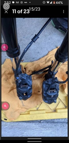 2014 11-24 Suzuki GSXR 750 600 Complete Forks Triple Tree STRAIGHT 324154 OEM - Picture 14 of 15