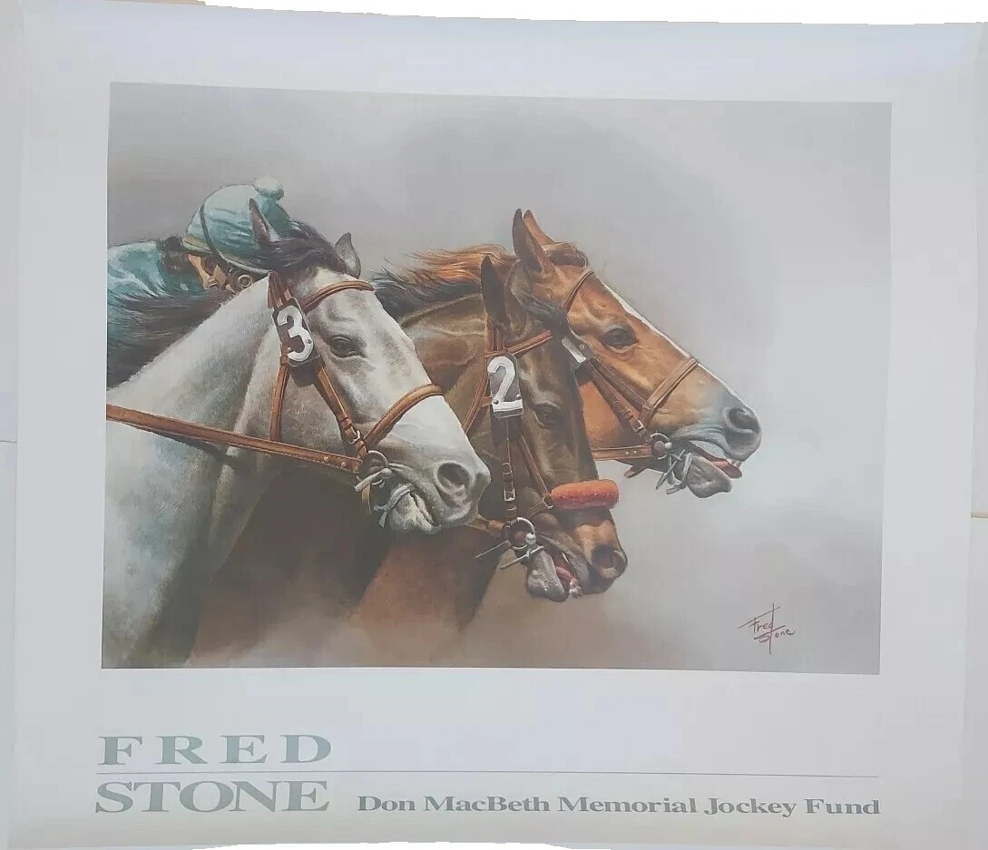 Arte de carreras de caballos