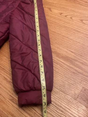 Abrigo acolchado acolchado vintage años 80 acolchado largo completo mujer pequeño 8-10 Parka Corea - Imagen 11 de 14