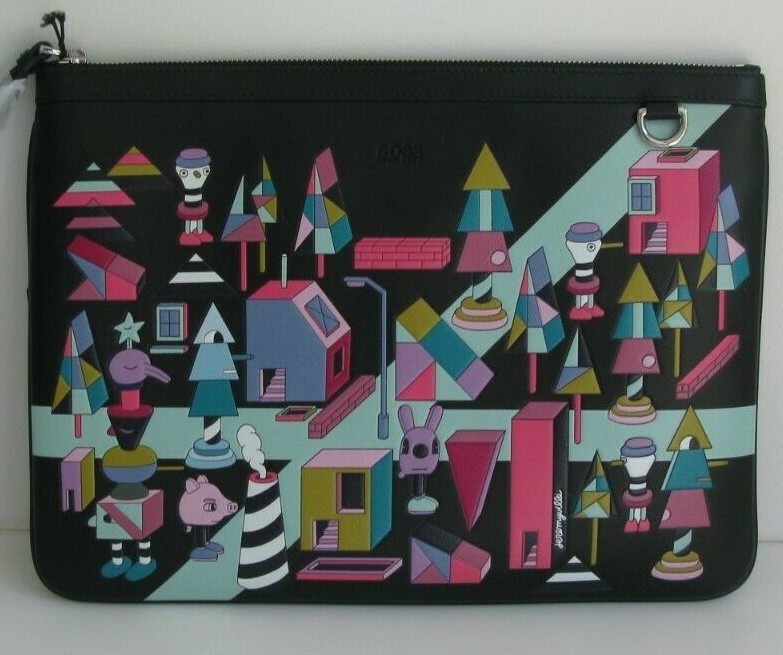 HUGO BOSS x Jeremyville pouch bag | eBay