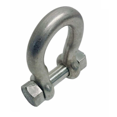 3/4'' Bolt Pin Anchor Shackle 6000 Lbs WLL, T316 Stainless Steel, Drop Forged 