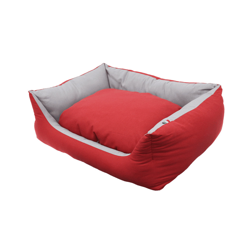 Scheda Tecnica Cuccia Fabotex Petite Sofa 75x55 Rosso Grigio Pet