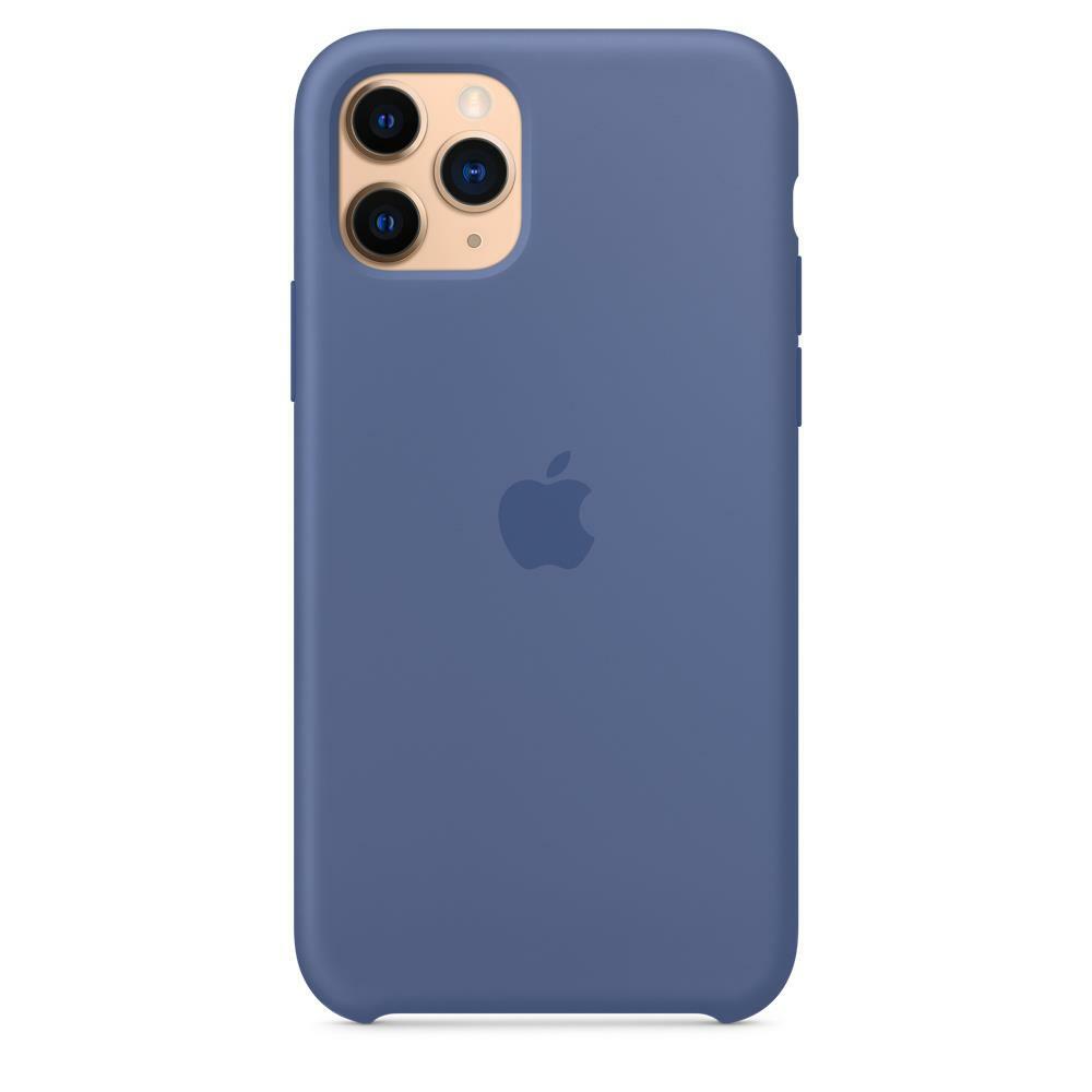 Apple Silicone Case for iPhone 11 Pro - Linen Blue for sale