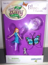My Fairy Garden Fairy & Friends Playset BLUEBELLE &  SQUEAKS MOUSE BUTTERFLY NEW