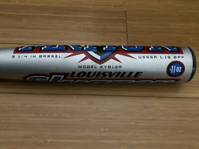 Batte De Baseball Louisville Slugger Armor - 29 Pouces, 18 Oz, Argent, Jeune, état Correct