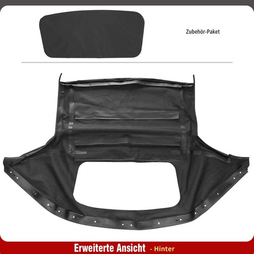 Capot Cabriolet Toit Souple Housse Noir pour Mazda MX-5 I Na II Nb 89-05 - Photo 6/7