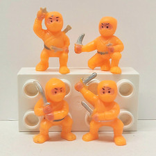 Vintage Vending Machine Ninja Lot of 4 - 1.25" Ninjas - All Different A A