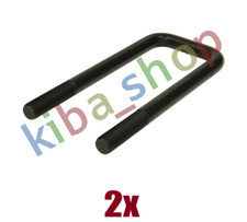 2x LEAF SPRING SHACKLE M20X15MM 81MMX240MM FITS IVECOS