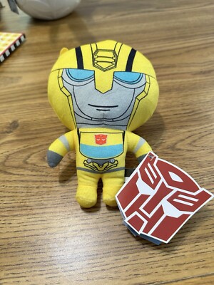 Transformers Universal Pictures New Bumblebee Plush Toy Doll Hasbro 7'' Rare Tags