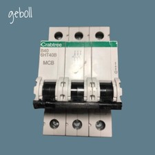 CRABTREE 6HT40B MCB CRABTREE 40 AMP MCB 3P 40A B40 6HT40B