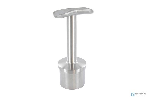 Edelstahl HandlaufstüTze FüR 42,4X2,0Mm, Platte 135° FüR 42,4Mm, V4A-image