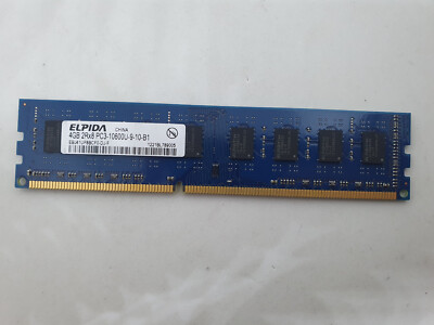 4GB Arbeitsspeicher | Ram | Elpida | PC3 | 10600U | DDR3 | EBJ41UF8BCF0