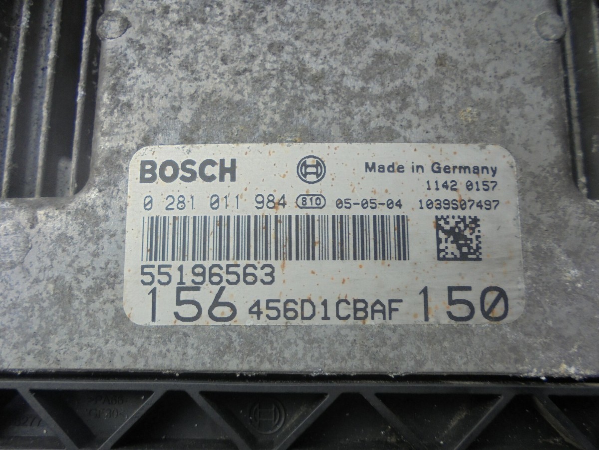 Alfa Romeo 156 1.9 JTD 110KW 150PS Motorsteuergerät 55196563 Bosch