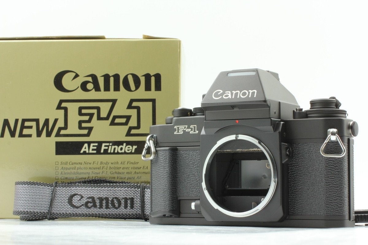 Unused in Box Strap] Canon New F-1 AE Finder 35mm Camera