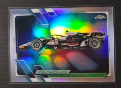 2021 Topps Chrome F1 Theo Pourchaire Refractor #136 