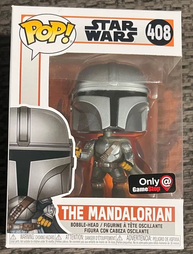 Funko Pop! Star Wars - The Mandalorian GameStop #408