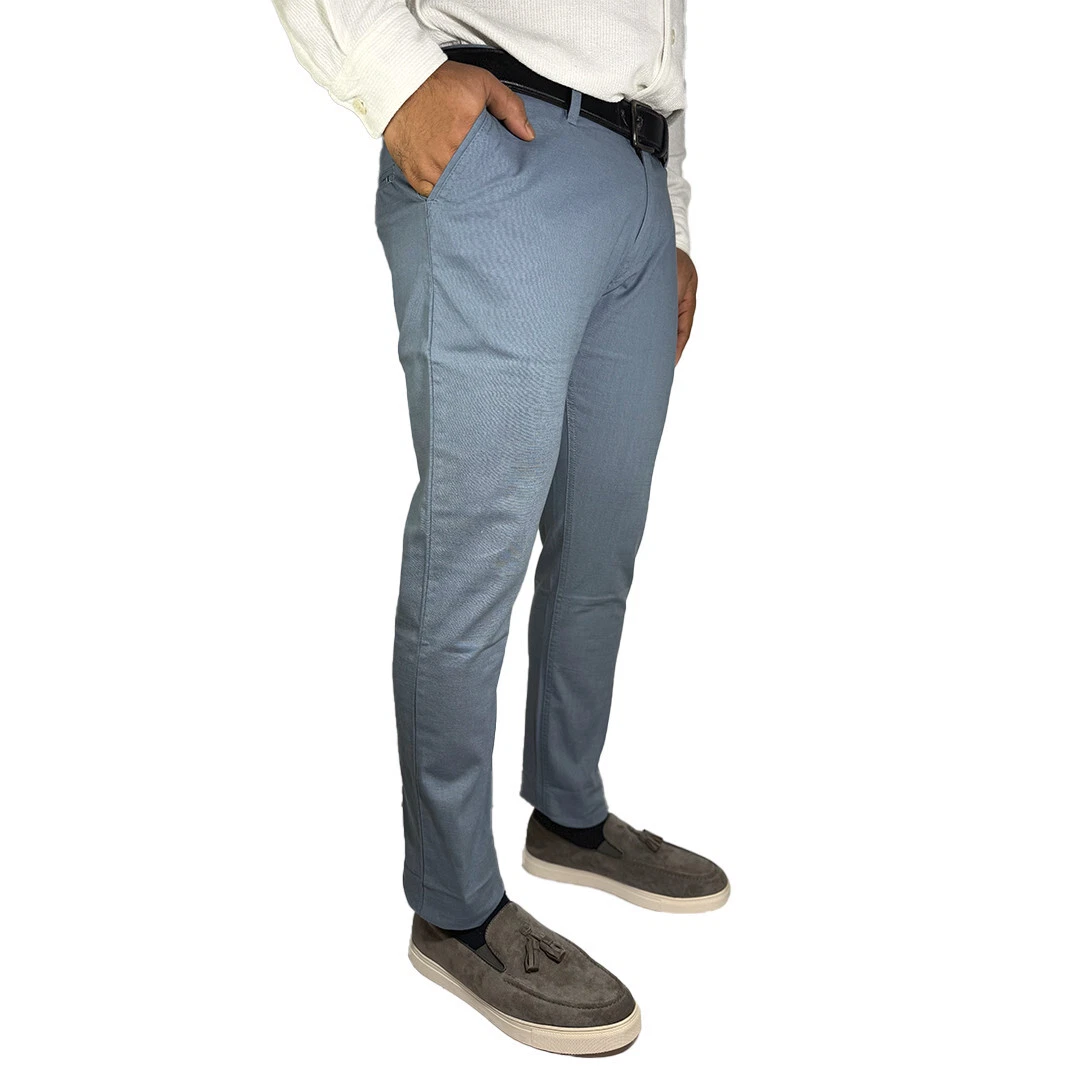 mens classic soft linen cotton slim fit formal summer office holiday trousers
Opens in a new window