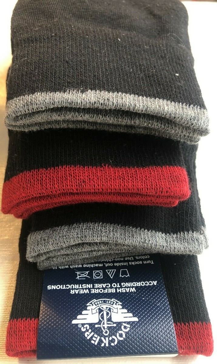 Lee Cooper LCSCK603 Calze Da Lavoro Da Uomo, Nero/rosso - Foto 8