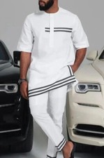 african dashiki set, matching shirt and pant/african clothing /african men cloth