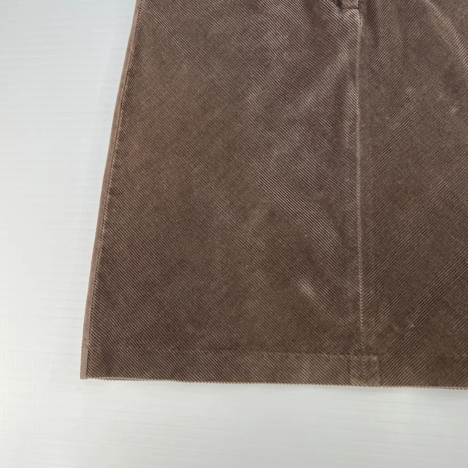 Falda Talbots Mujer 10 Elástica Pana 30x22.5 Rodilla Línea A Trabajo Fiesta Core Go Foto 3 de 4