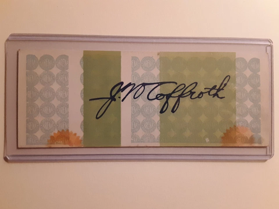 Boleto de boxeo Jess Willard vs Ed Gunboat Smith 1913 campeón de peso pesado Foto 2 de 2